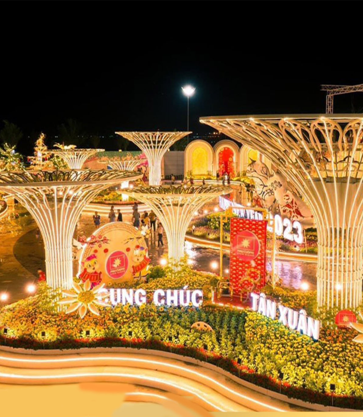 Thi Công Trang Trí Tết Tập Đoàn Phú Cường Kiên Giang1
