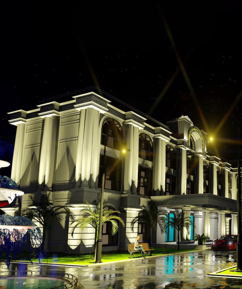 Thiết kế chiếu sáng tòa nhà Công ty CP tư vấn đầu tư TD năm 2020