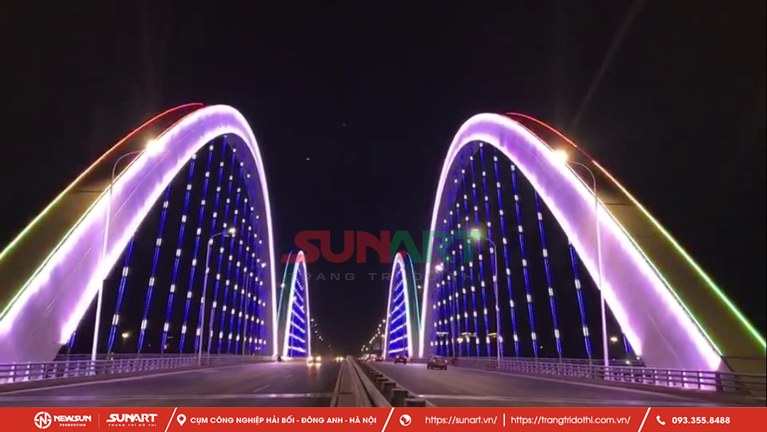 Đèn Led trang trí cầu đường phố