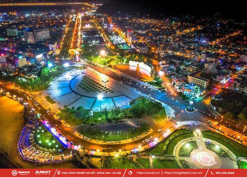 Chiếu sáng quảng trường tốt giúp đảm bảo an toàn cho người đi bộ, xe cộ, giảm thiểu tai nạn