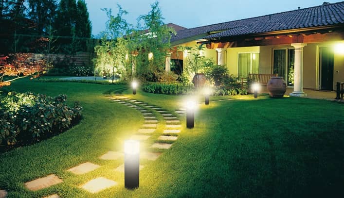 Chiếu sáng lối đi sân vườn