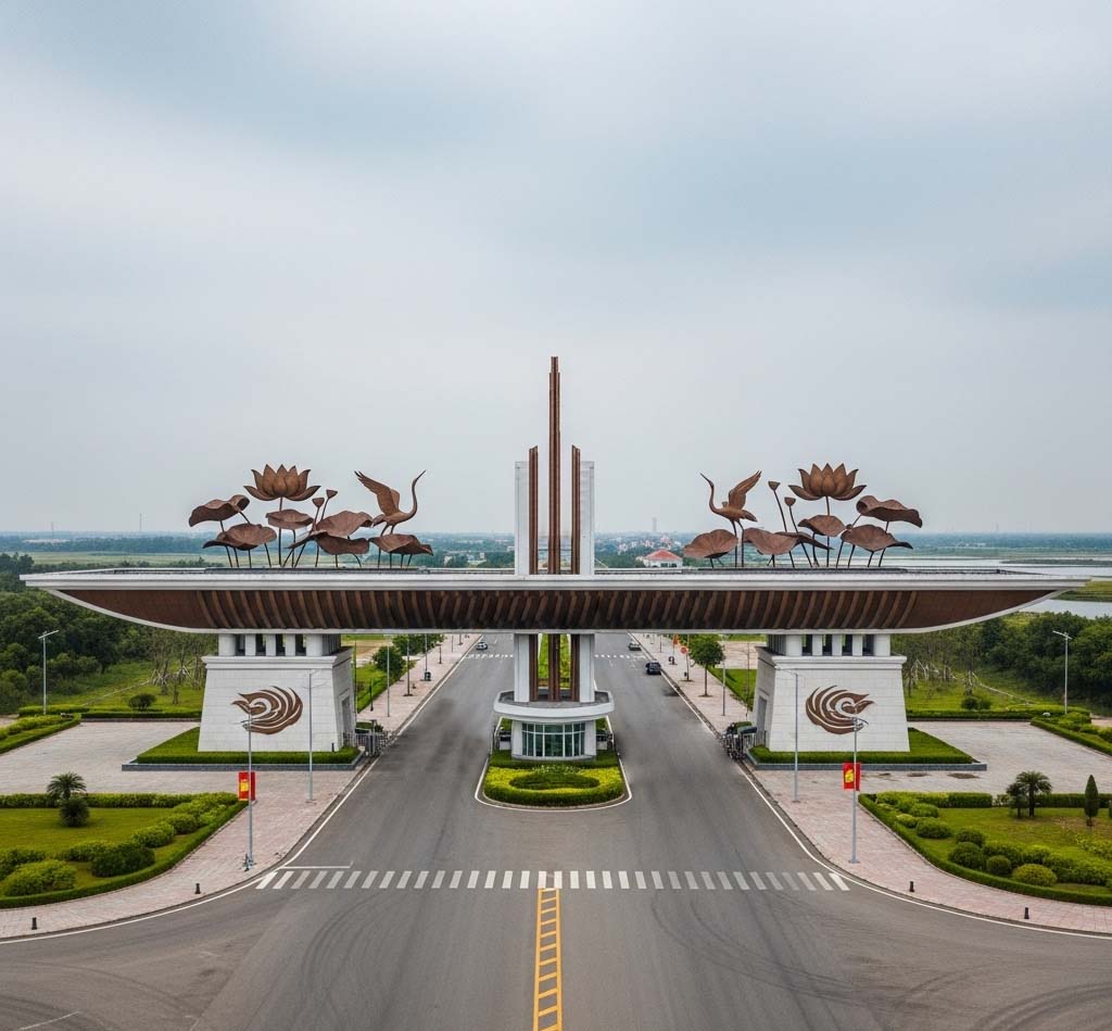 Yếu tố hình dáng cổng chào tỉnh