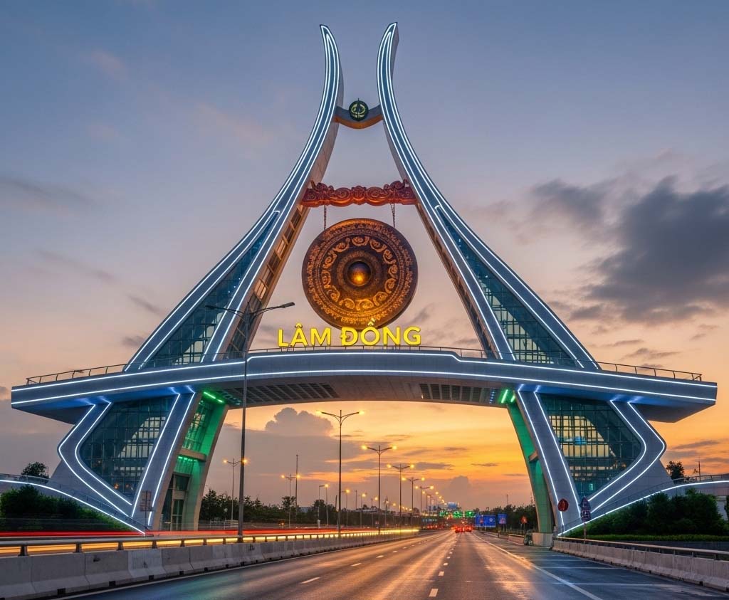 Cổng chào tỉnh Lâm Đồng là công trình gì?