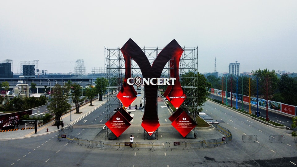 Dịch vụ thi công sản xuất cổng chào sự kiện ca nhạc