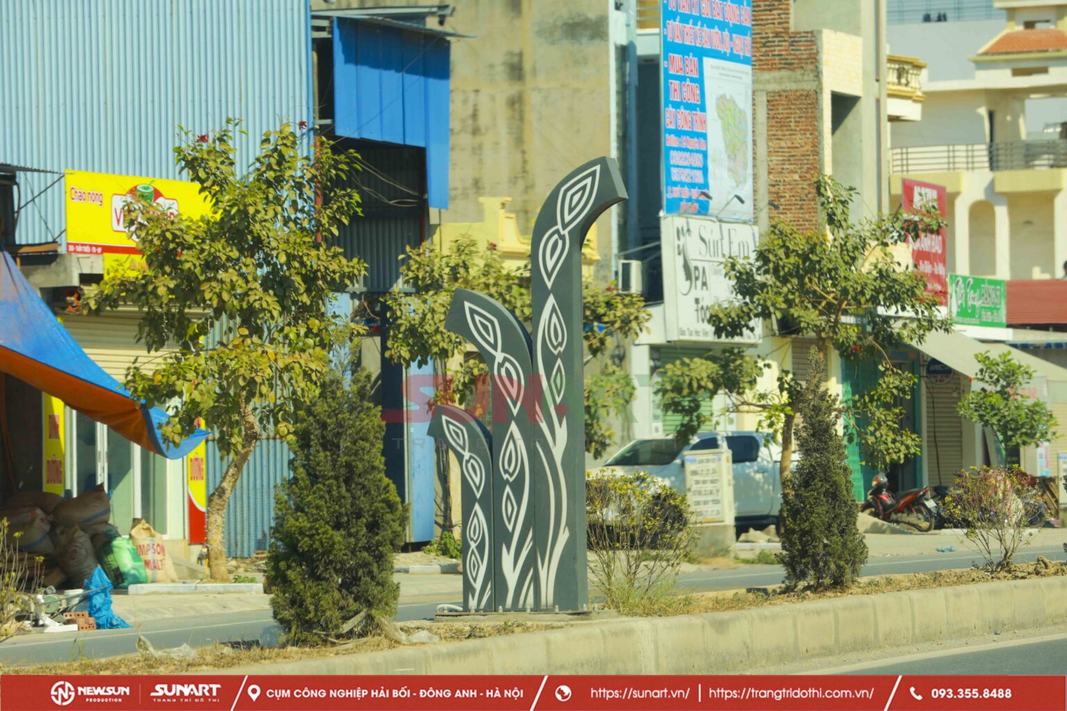 LED module thường được ứng dụng trong hộp đèn cho các biểu tượng nghệ thuật