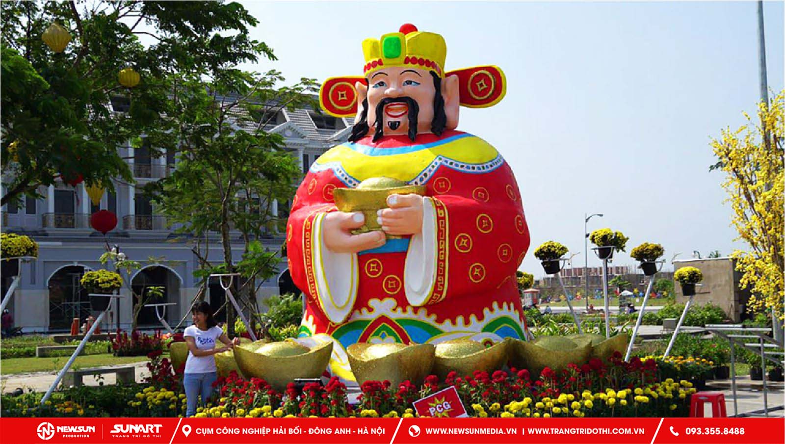 Dịch vụ gia công lắp đặt biểu tượng mô hình Composite tại công viên