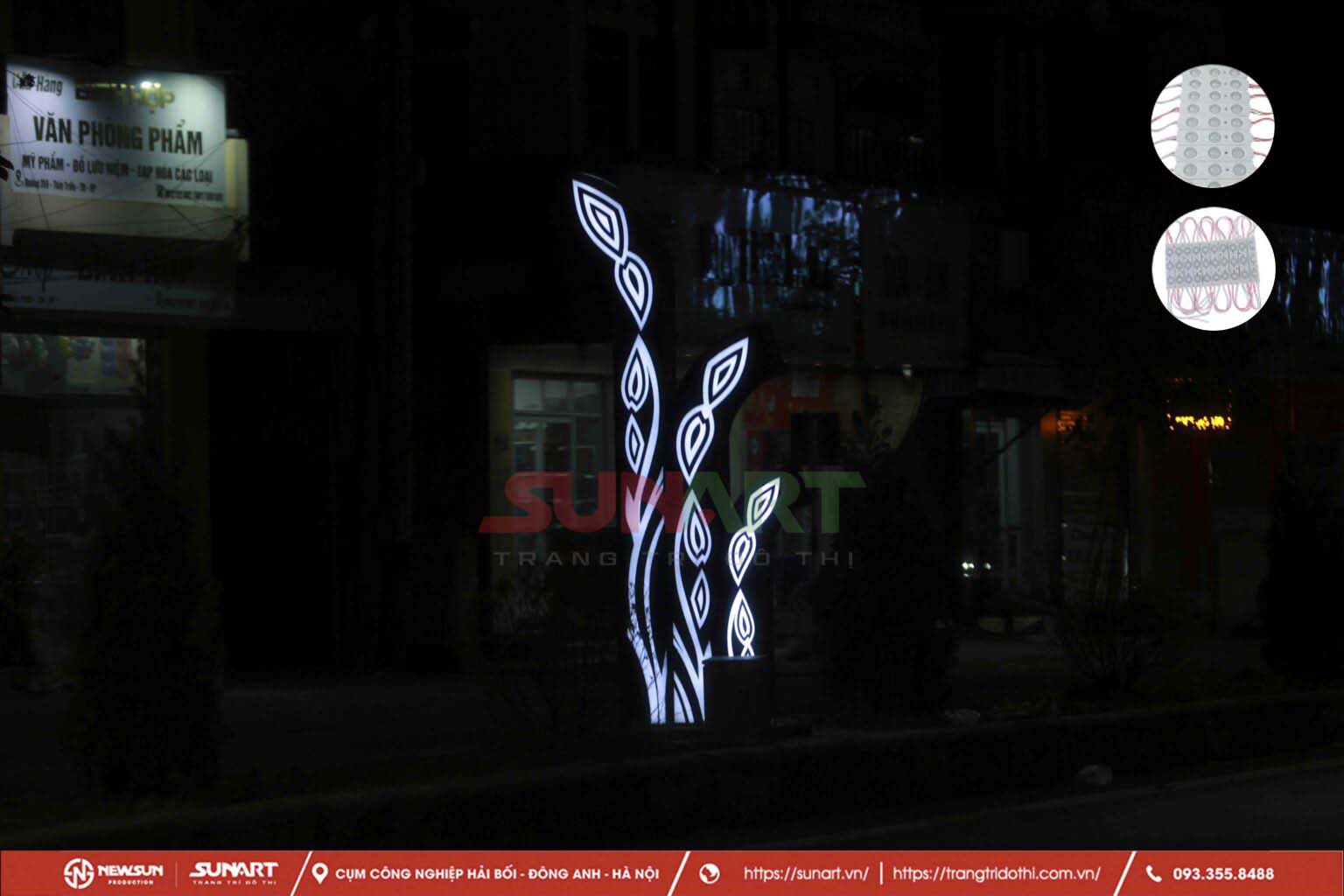 Tại sao khung đèn LED được ứng dụng trong trang trí đường phố?