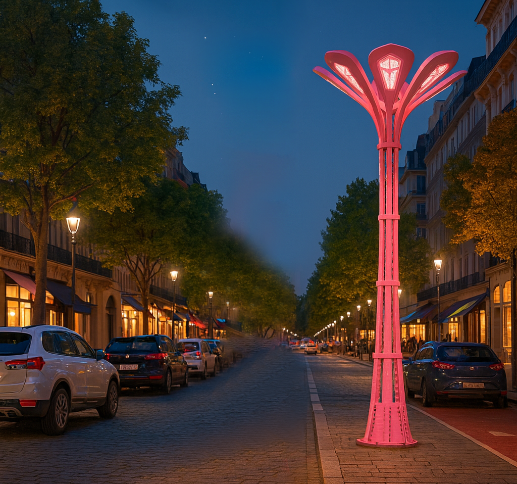 Đèn LED trang trí cột đèn khu du lịch