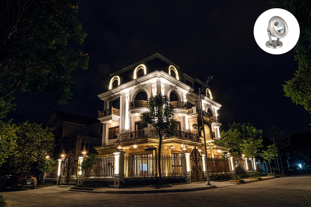 Đèn LED pha trang trí tòa nhà