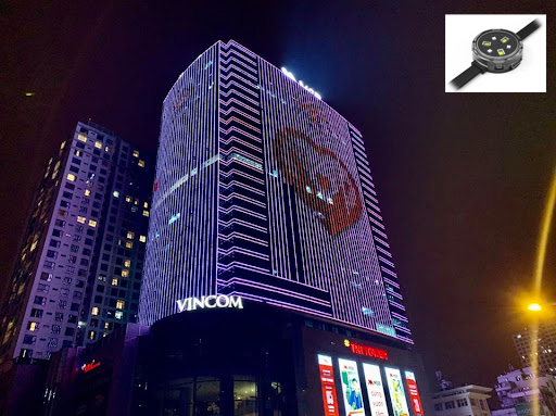 Đèn LED điểm trang trí tòa nhà