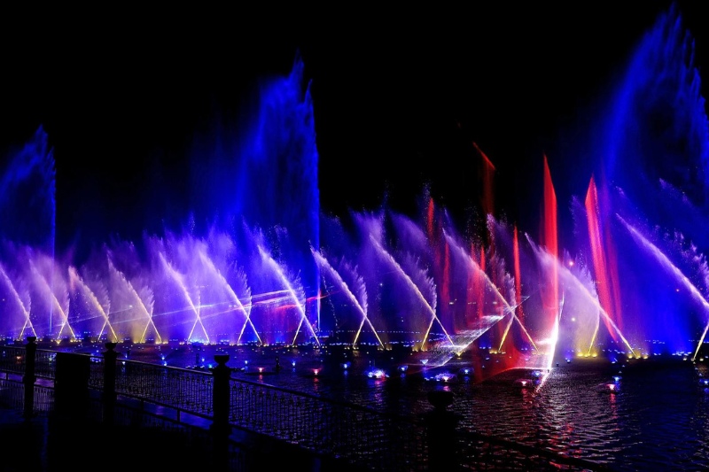 Các thiết bị thường được sử dụng tại nhạc nước trên sông hồ