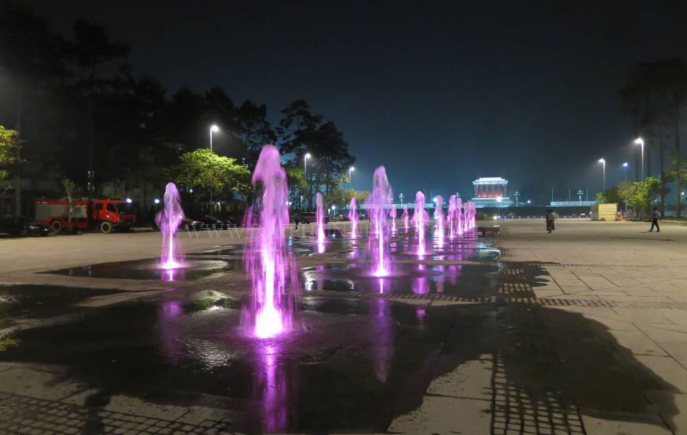 Thiết bị cho công trình nhạc nước âm đất